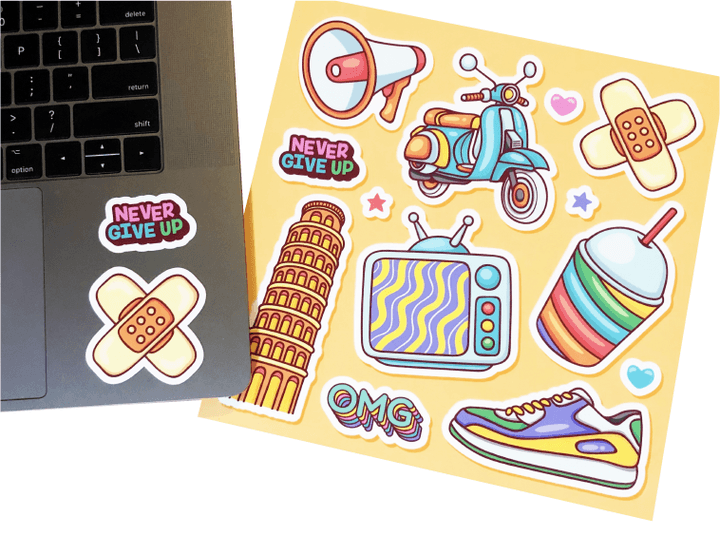 Custom sticker sheets - Sira Print Inc.