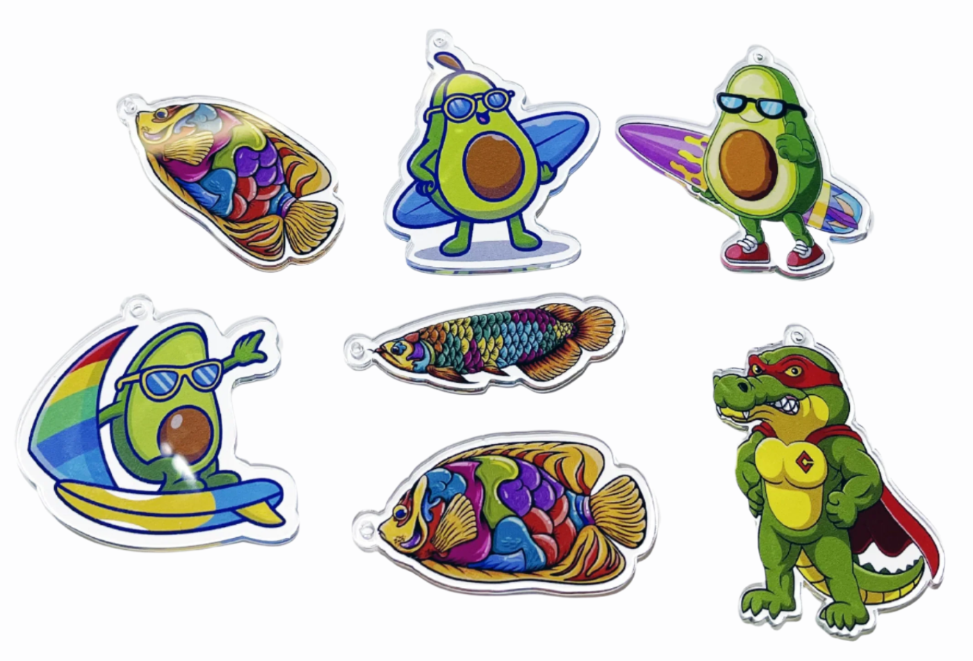 custom acrylic charms