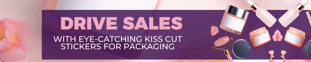 Drive Sales with Eye-Catching Kiss Cut Stickers for Packaging